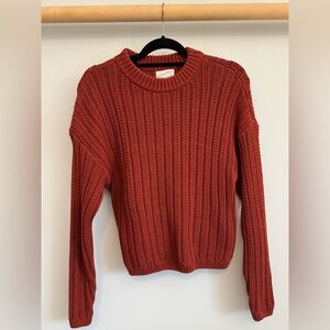 Universal Thread Rust Orange Knit Sweater
